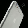 Чехол из мягкого пластика для iPhone 6 Plus (прозрачный)