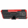 Чехол Hybrid Armor для Xiaomi Redmi 10C (черный + красный)