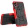 Чехол Hybrid Armor для iPhone X / ХS (черный + красный)