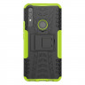 Чехол Hybrid Armor для Huawei P Smart Z / Honor 9X (STK-LX1) (черный + зеленый)