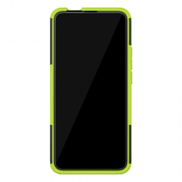 Чехол Hybrid Armor для Huawei P Smart Z / Honor 9X (STK-LX1) (черный + зеленый)