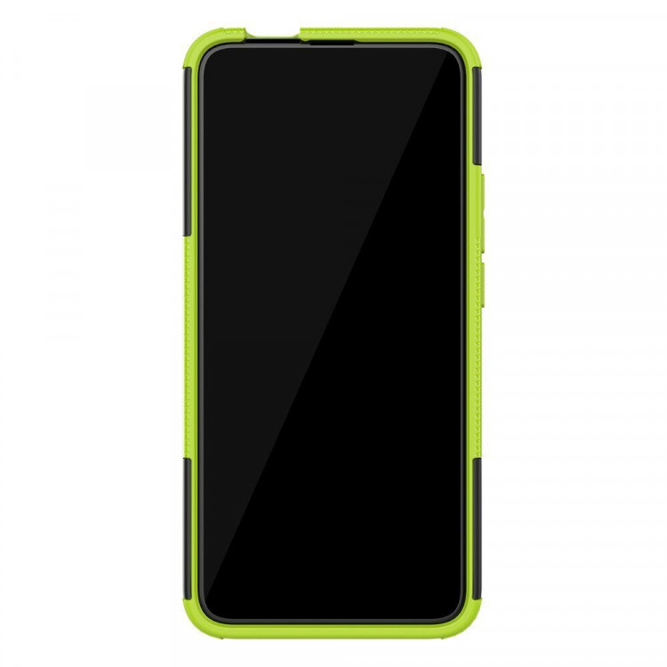 Чехол Hybrid Armor для Huawei P Smart Z / Honor 9X (STK-LX1) (черный + зеленый)