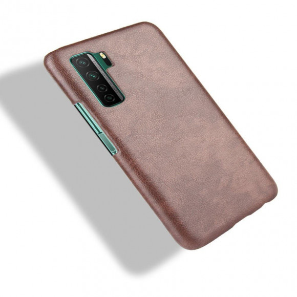 Кожаная накладка-чехол для Honor 30S (CDY-NX9A) (коричневый) Кожаная накладка-чехол для Honor 30S (CDY-NX9A) (коричневый)