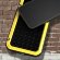 Гибридный чехол LOVE MEI для iPhone 13 Pro (желтый)