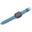 Кожаный ремешок для Apple Watch 40 и 38мм (голубой)