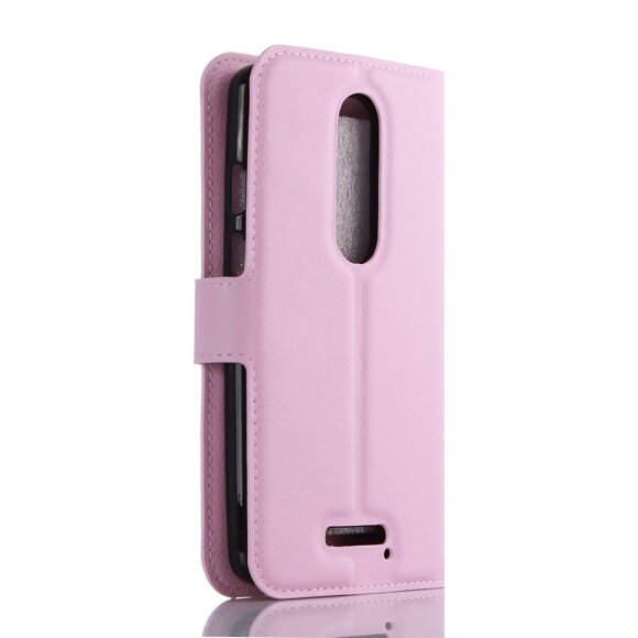Чехол с визитницей для Motorola Moto X Force (розовый)
