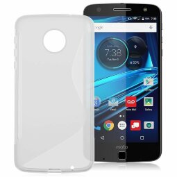 Нескользящий чехол для Motorola Moto Z Play (прозрачный)
