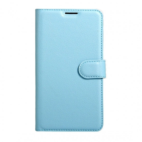 Чехол с визитницей для LG K8 (2017) X300 / M200N (голубой)
