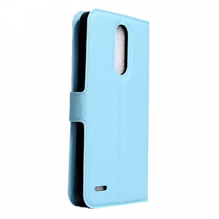 Чехол с визитницей для LG K8 (2017) X300 / M200N (голубой)