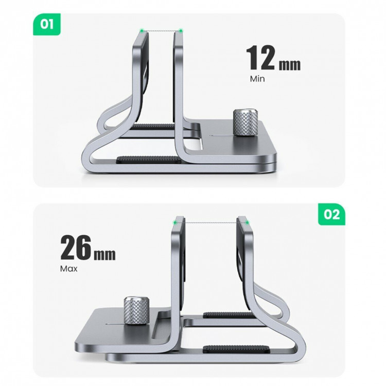 Подставка для ноутбука Ugreen Vertical Laptop Stand LP258 (20471)