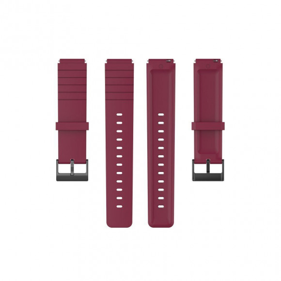 Силиконовый ремешок для часов 18мм (красное вино) Силиконовый ремешок для часов 18мм (красное вино)