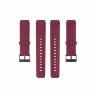 Силиконовый ремешок для часов 18мм (красное вино)