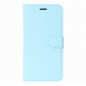 Чехол с визитницей для LG Q6 / LG Q6a / LG Q6+ (голубой)