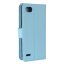 Чехол с визитницей для LG Q6 / LG Q6a / LG Q6+ (голубой)