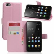 Чехол с визитницей для Lenovo Vibe C (розовый) Чехол с визитницей для Lenovo Vibe C (розовый)