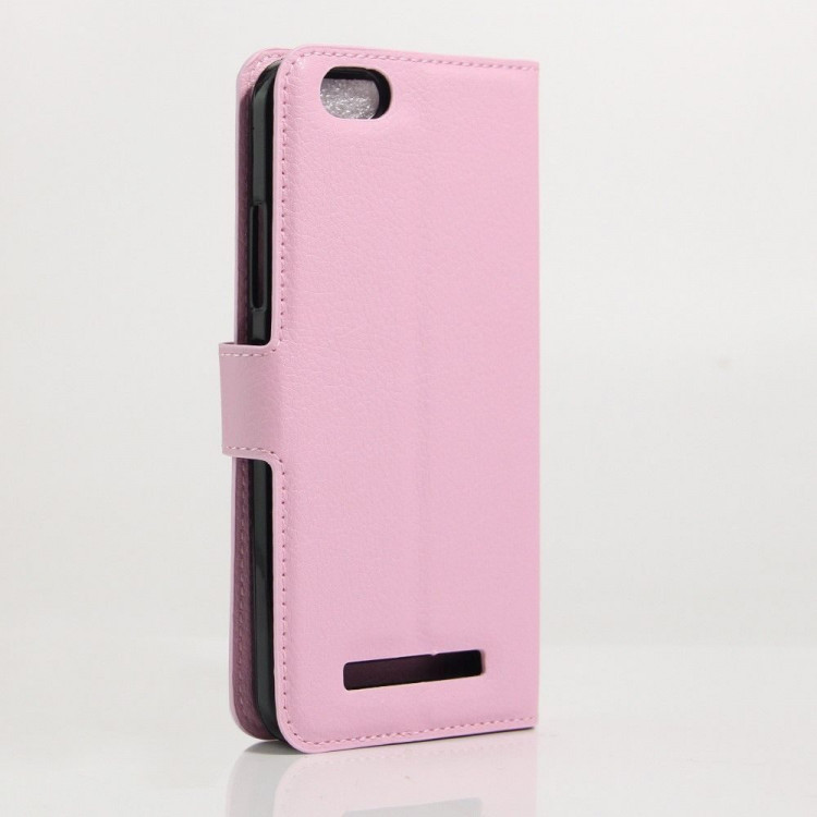Чехол с визитницей для Lenovo Vibe C (розовый)