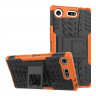Чехол Hybrid Armor для Sony Xperia XZ1 Compact (черный + оранжевый)