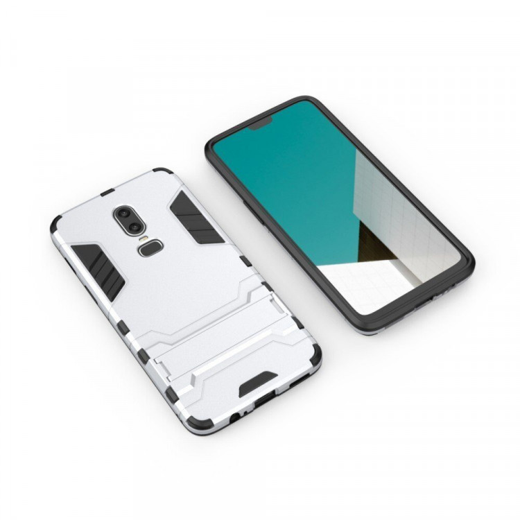 Чехол Duty Armor для OnePlus 6 (серебряный)