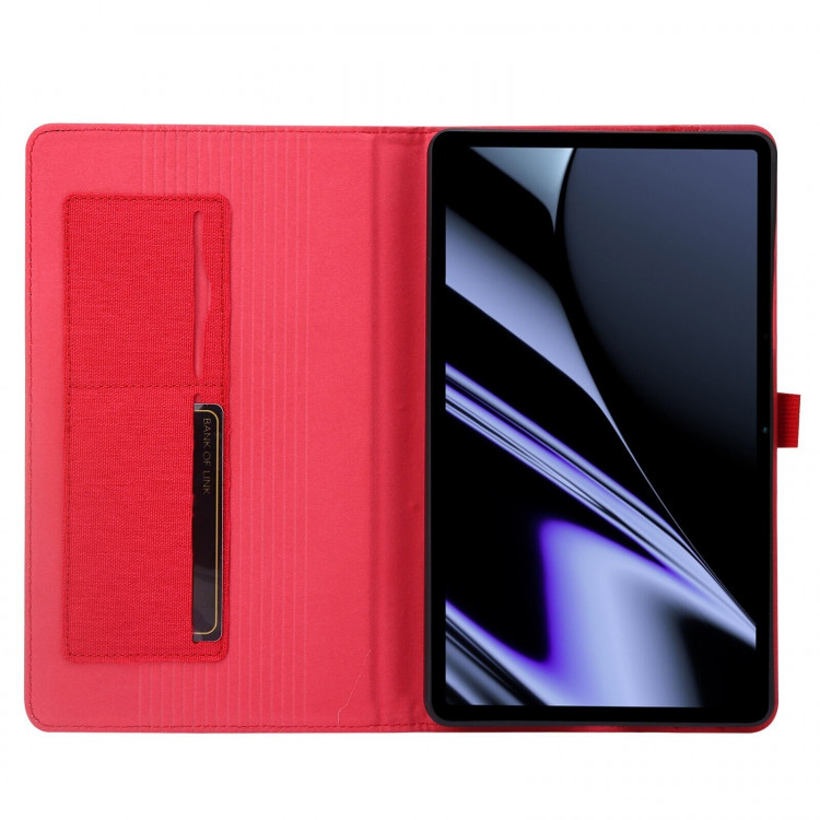 Чехол Business Style для Realme Pad Mini 8.7 дюйма (красный)