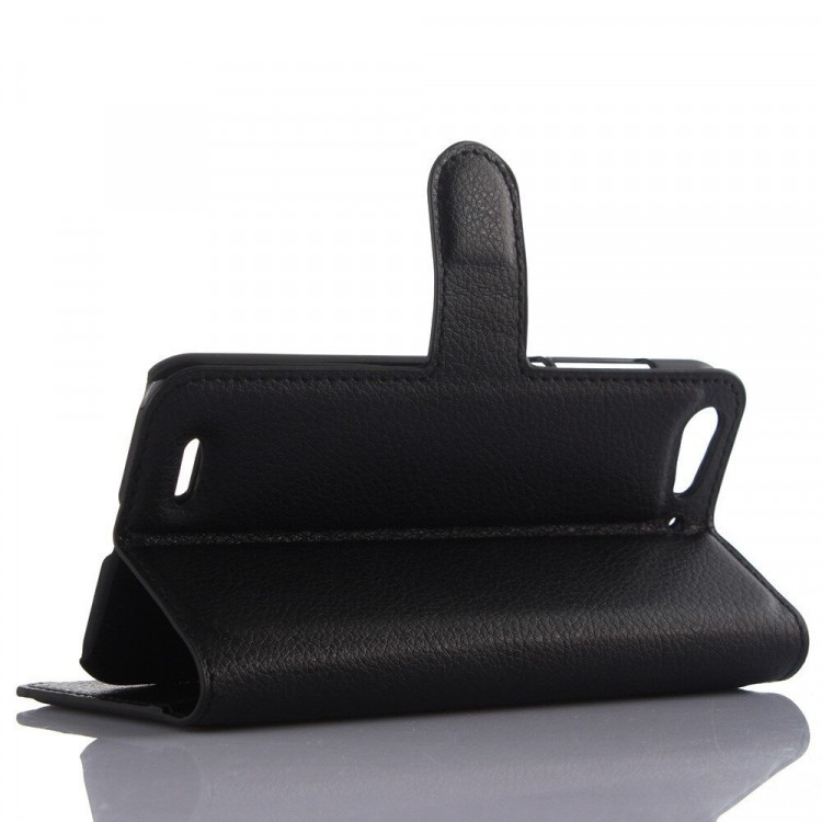 Чехол-книжка с визитницей для ZTE Blade X7 / V6 (черный)