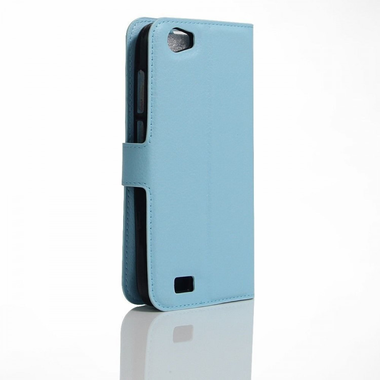 Чехол с визитницей для DOOGEE T6 / T6 Pro (голубой)