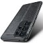 Чехол-накладка Litchi Grain для Samsung Galaxy S23 Ultra (черный)