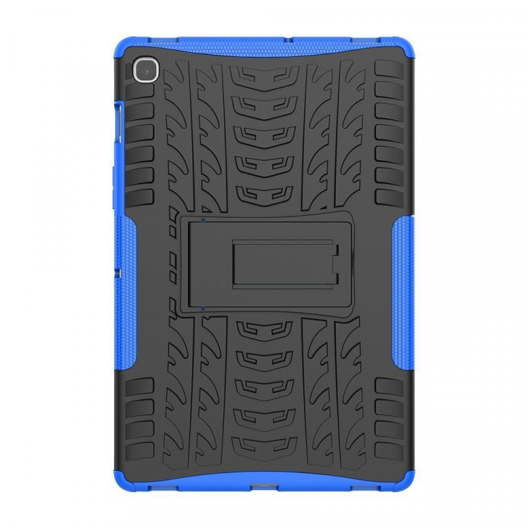 Чехол Hybrid Armor для Samsung Galaxy Tab S5e SM-T720 / SM-T725 (черный + голубой)