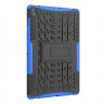 Чехол Hybrid Armor для Samsung Galaxy Tab S5e SM-T720 / SM-T725 (черный + голубой)