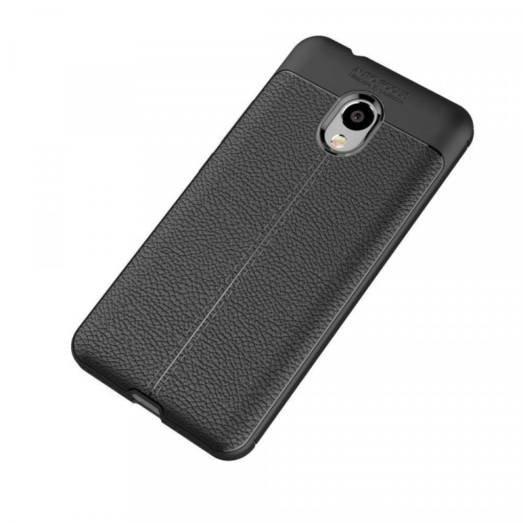 Чехол-накладка Litchi Grain для Meizu M5s (черный)