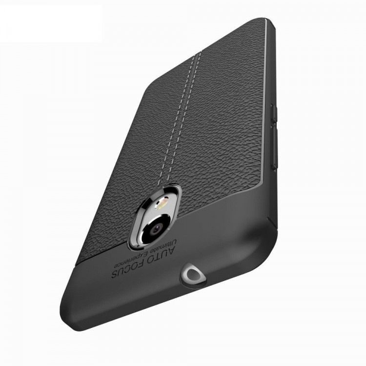 Чехол-накладка Litchi Grain для Meizu M5s (черный)