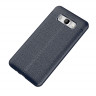 Чехол-накладка Litchi Grain для Samsung Galaxy J5 (2016) (темно-синий)