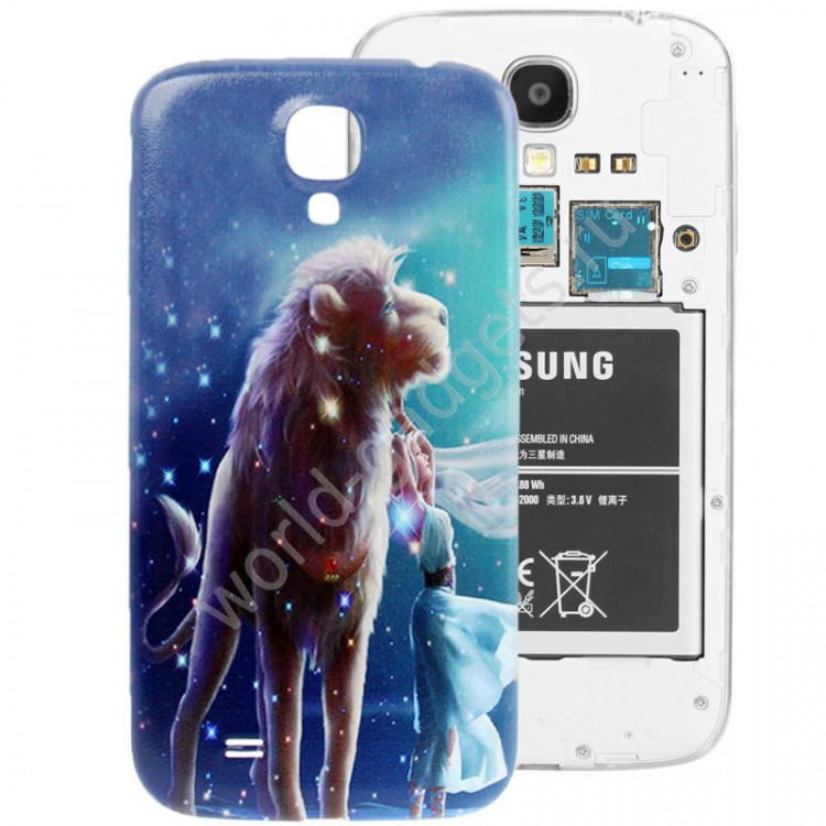Задняя крышка для Samsung Galaxy S 4 / i9500 (Знак Зодиака - Лев)