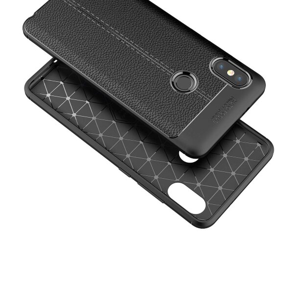 Чехол-накладка Litchi Grain для Xiaomi Redmi Note 5 / 5 Pro (красный) Чехол-накладка Litchi Grain для Xiaomi Redmi Note 5 / 5 Pro (красный)
