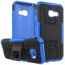 Чехол Hybrid Armor для Samsung Galaxy A3 (2017) SM-A320F (черный + голубой)