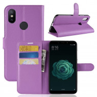 Чехол с визитницей для Xiaomi Mi 6X / Xiaomi Mi A2 (фиолетовый) Чехол с визитницей для Xiaomi Mi 6X / Xiaomi Mi A2 (фиолетовый)