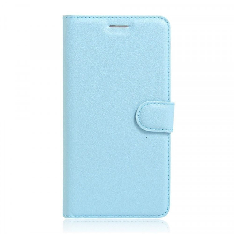 Чехол с визитницей для Samsung Galaxy C5 (голубой)