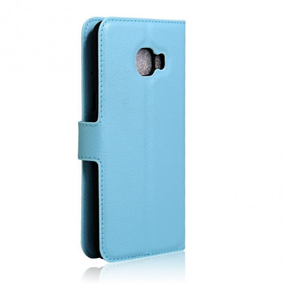 Чехол с визитницей для Samsung Galaxy C5 (голубой)