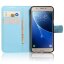 Чехол с визитницей для Samsung Galaxy C5 (голубой)