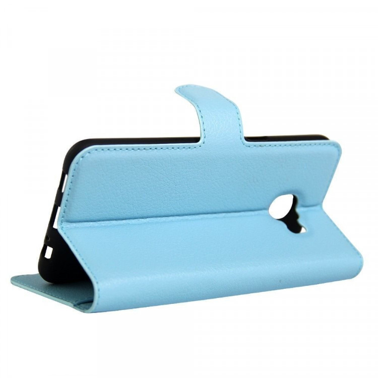 Чехол с визитницей для Samsung Galaxy C5 (голубой)