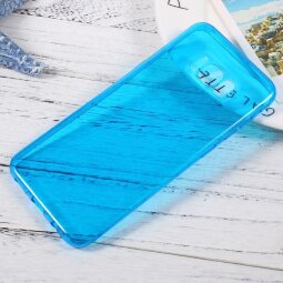 Силиконовый TPU чехол для Samsung Galaxy S8+ (голубой)