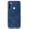 Кожаная накладка-чехол для Xiaomi Redmi Note 8T (синий)