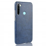 Кожаная накладка-чехол для Xiaomi Redmi Note 8T (синий)