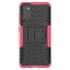 Чехол Hybrid Armor для Samsung Galaxy A41 (черный + розовый)