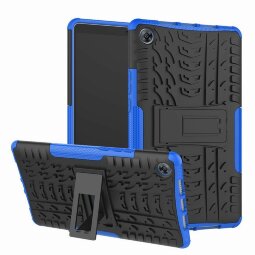 Чехол Hybrid Armor для Huawei MediaPad M5 8.4 (черный + голубой)