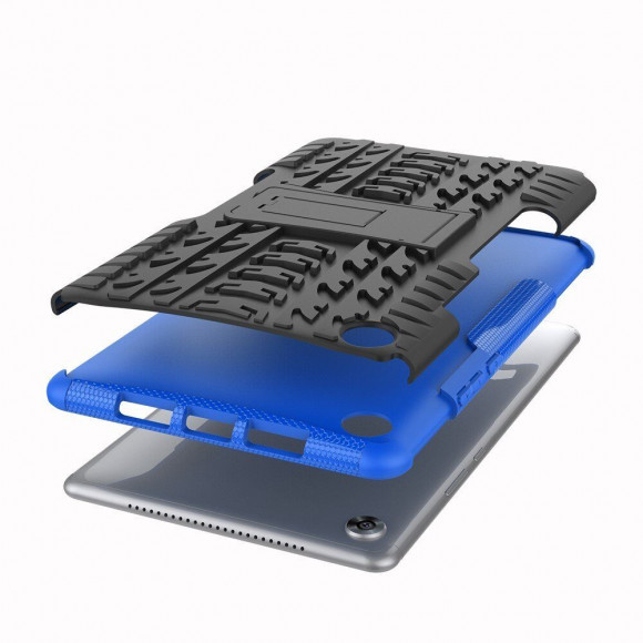 Чехол Hybrid Armor для Huawei MediaPad M5 8.4 (черный + голубой) Чехол Hybrid Armor для Huawei MediaPad M5 8.4 (черный + голубой)