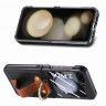 Чехол с кольцом для Samsung Galaxy Z Flip5 (черный)