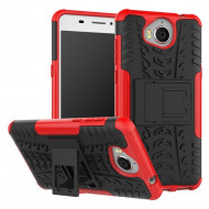 Чехол Hybrid Armor для Huawei Y5 2017 / Y6 2017 (черный + красный) Чехол Hybrid Armor для Huawei Y5 2017 / Y6 2017 (черный + красный)