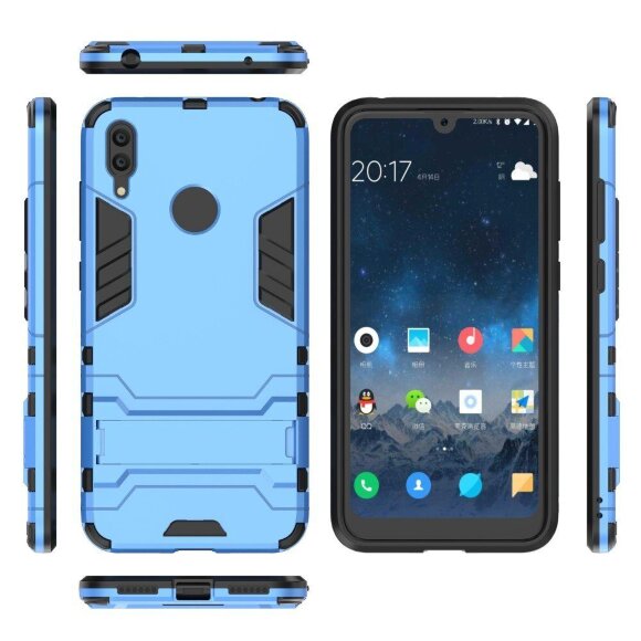 Чехол Duty Armor для Huawei Y7 (2019) / Y7 Prime (2019) (голубой)