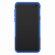Чехол Hybrid Armor для Samsung Galaxy S10e (черный + голубой)