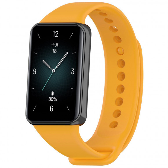 Силиконовый ремешок для Honor Band 9 (желтый) Силиконовый ремешок для Honor Band 9 (желтый)